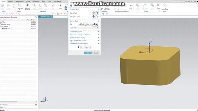 NXCAM Numaradan Zlevel Helix Customize Ve Template Operasyonu