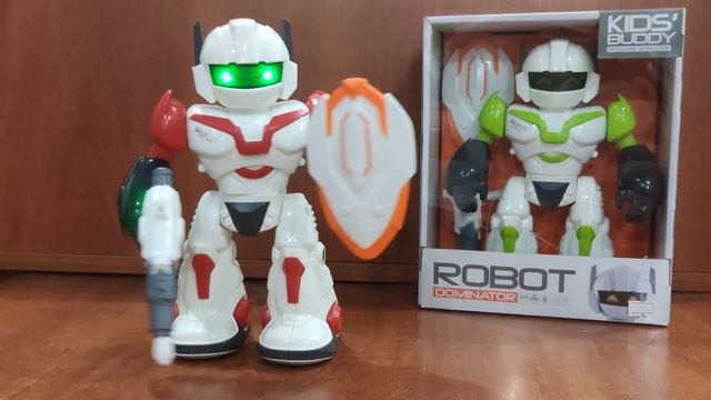 Робот батар 605-1, 3 цвета, свет,звук,р-р игрушки – 17*7*22 см, в кор. 19,5*9*24 см смотреть онлайн