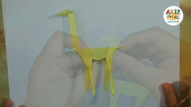 Jirafa en kirigami смотреть онлайн