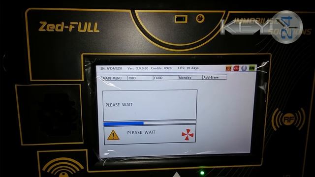 Zed-FULL - OBD - Ford Mondeo 2013 год (программирование ключа) смотреть онлайн