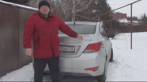 Замена лампы задних габаритных огней и стоп сигнала в Hyundai Solaris.