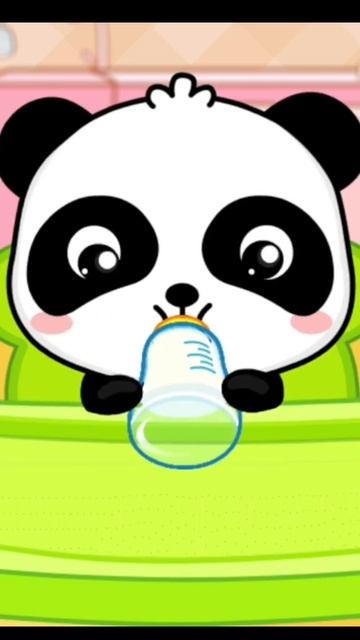 Merawat Bayi Panda | Game Babybus #short смотреть онлайн