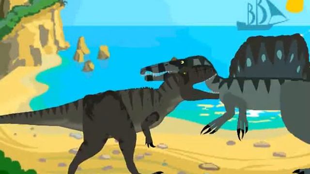 гиганотозавр против спинозавра смотреть онлайн