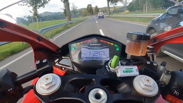 2022 Energica Ego+ Top Speed Test  #topspeed  #top #energetic #bike #electric #electricbike