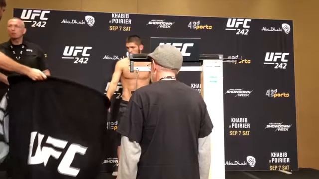 Хабиб готов! сделали вес перед UFC 242 смотреть онлайн