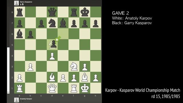 Garry Kasparov Vs Anatoly Karpov | Queen's Indian Defense | Who's Done It Better?