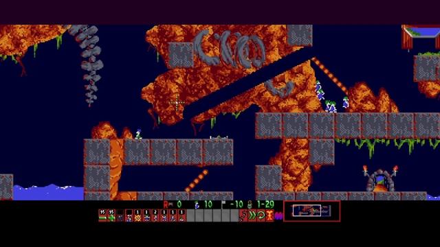 Lemmings Reunion Superlemmix-Timed Bombers (Ultra-Violence) 08 Ten Friends смотреть онлайн