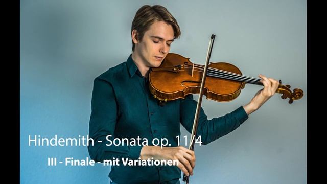 Hindemith: Sonata op. 11/4 III Finale - mit Variationen for viola and piano - Benjamin Beck (2015) смотреть онлайн
