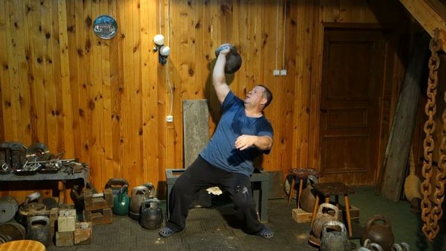 49KG KETTLEBELL ONE HAND PRESS 17REPS SEATED ЖИМ ГИРИ 49КГ СИДЯ 17РАЗ смотреть онлайн