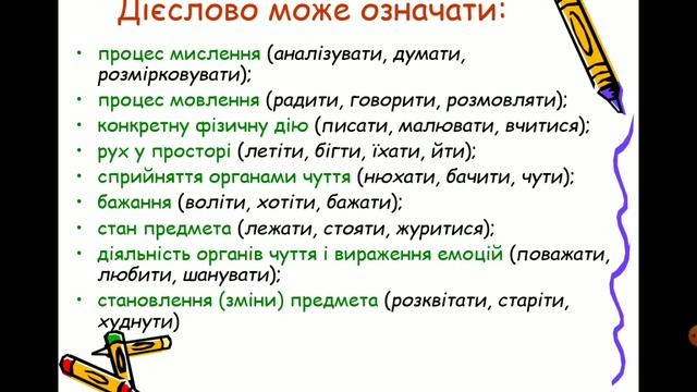 Українська мова (4 клас). Дієслово смотреть онлайн