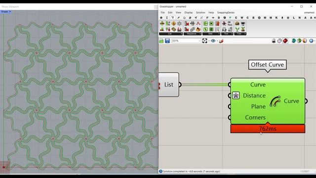 Grasshopper Tutorial (Parakeet Thickened Pattern) смотреть онлайн