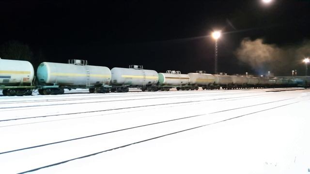 Грузовое движение на станции Нарва смотреть онлайн