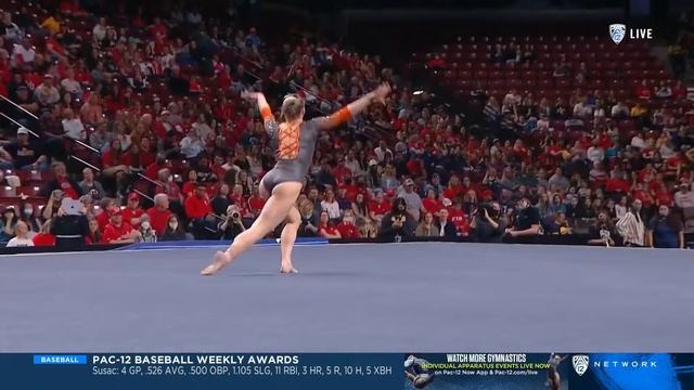 Jade Carey (Oregon State) Floor 2022 Pac-12 Championships 9.950 смотреть онлайн