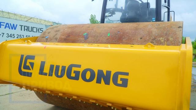 Обзор дорожного катка LIUGONG 6614E  #liugong