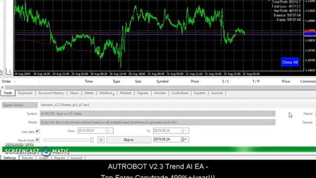 AUTROBOT V2.3 Trend AI EA - Top Forex Copytrade 499%+/year!!! смотреть онлайн