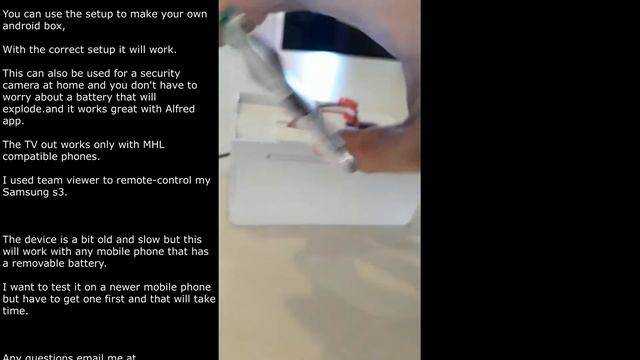 Use your old phone as a security camera or build your own android box. Bypass battery. No battery. смотреть онлайн