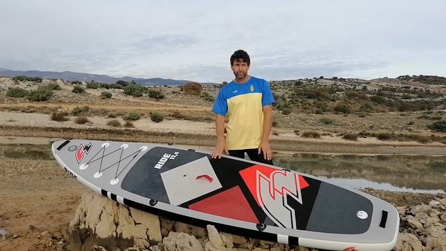 paddleboard - windsup F2 Ride, ski surf sport. смотреть онлайн