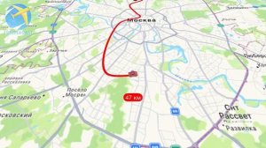 Места и  их нахождения на карте Москвы