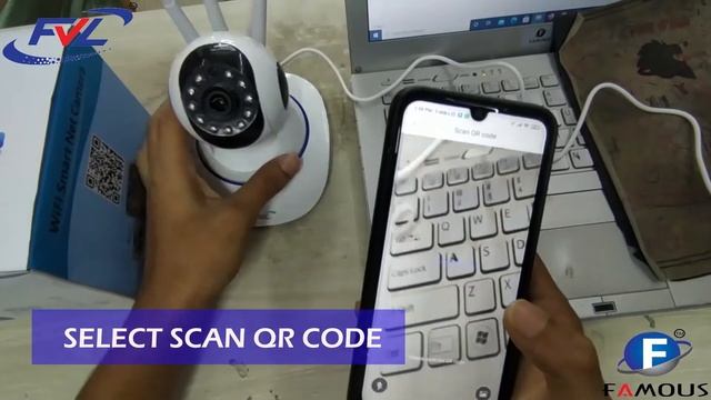 FVL-YYZXF100+ 3 ANTINA WIFI CAMERA UNBOX & FULL SETUP WITH SMARTPHONEi (V380) смотреть онлайн