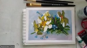 Акрил. Нарциссы