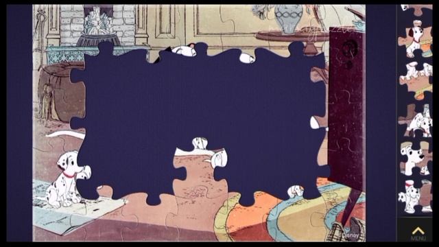 Pongo and Perdita 101 Dalmatian Jigsaw Puzzle смотреть онлайн