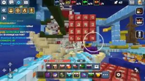 БЕШЕНЫЙ КОТ VS GOODVIN BG in blockman go bed wars FUNNY MOMENTS