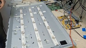 Замена подсветки на телевизоре LG 32LF564V с доработкой блока питания (без подробностей)