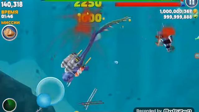 Играю в Hungry shark смотреть онлайн