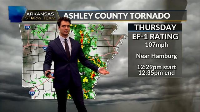 National Weather Service confirms Thursday EF-1 tornado in Ashley County смотреть онлайн