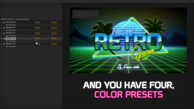 Retro Opener ( After Effects Template ) ★ AE Templates смотреть онлайн