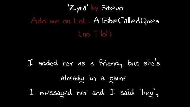 Stevo - Zyra (LoL rap) смотреть онлайн