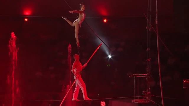 Tightrope Walkers Oleg Lobanov And Beata Slabko