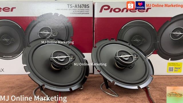 Pioneer TS-A1678S 6.5 inch 3Way Coaxial Speaker Sound Test * Bass Boosted + Sound Clarity Test * смотреть онлайн