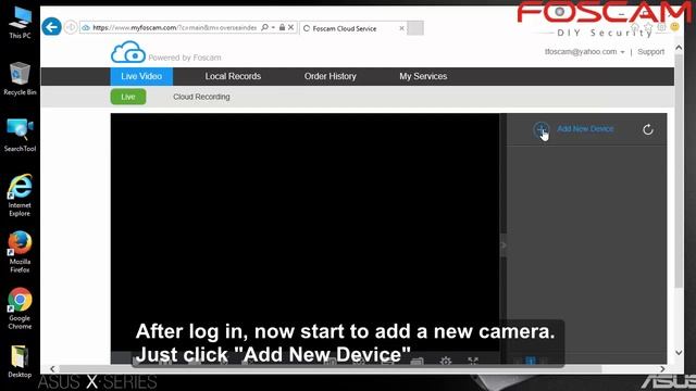 How to add camera to Cloud via website Myfoscam смотреть онлайн