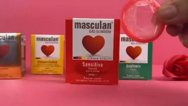 ស្រោមអនាម័យ និង ទឹករំអិល ម៉ាស្គូលែន - Masculan Condom & Lubricant Gel