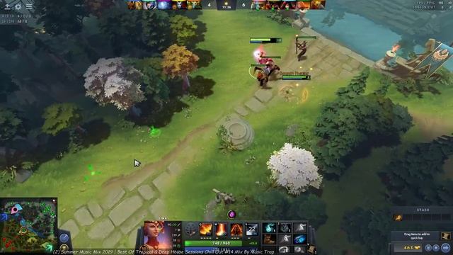 Rampage Lina (Game 1) 13-1-3 (4K Mmr mid gameplay) смотреть онлайн