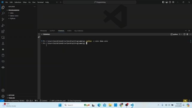 How To Create Python Virtual Environment On VS Code | Python Venv смотреть онлайн