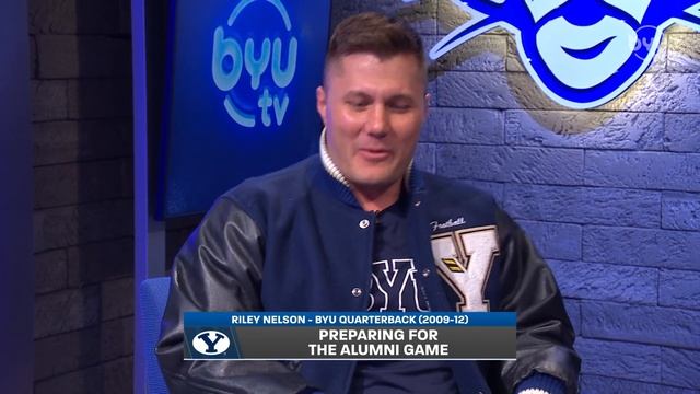Riley Nelson talks Alumni Game, BYU Quarterback Battle смотреть онлайн