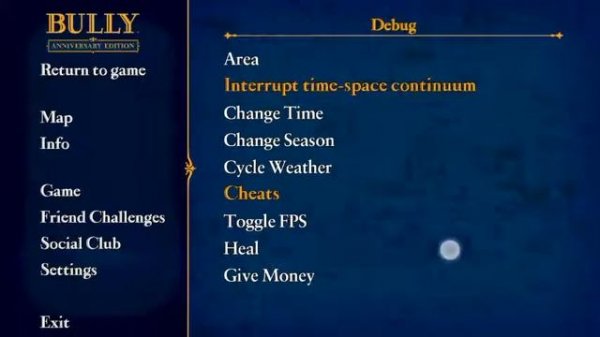 Bully Anniversary Edition MOD APK (with cheat menu)