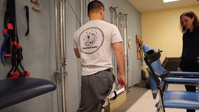 Ottobock C-Leg And Helix 3D Balance Exercise/오토복 씨렉 및 헬릭스 3디를 이용한 발란스 운동 [캐나다 재활🇨🇦]