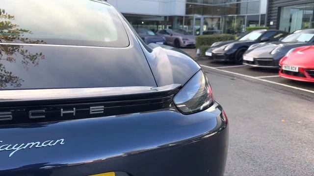 Porsche | 718 Cayman | Night Blue Metallic смотреть онлайн