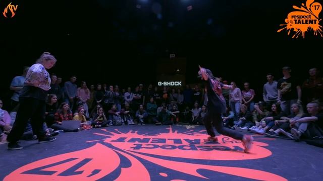 RESPECT MY TALENT-2017 Moscow. Hip-Hop Beginners 1/8 - Soncha vs. Dashok смотреть онлайн