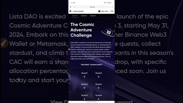 BINANCE WEB3 WALLET LISTA AIRDROP SESSION 3 LIVE || COMPLETE TASK AND GET 15$-20$ REWARD EASILY смотреть онлайн