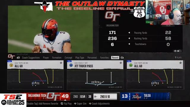The Outlaw Dynasty - S2 W9 - EA CFB 25 Teambuilder Dynasty смотреть онлайн