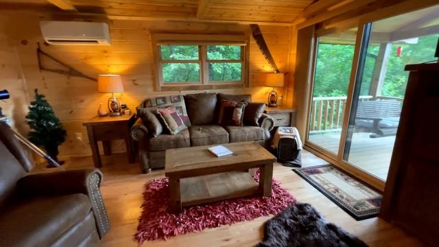 SOLD - Private & Cozy Cabin on 3 Plus Acres with HUGE VIEWS - 808 Corundum Hill Road Franklin NC смотреть онлайн