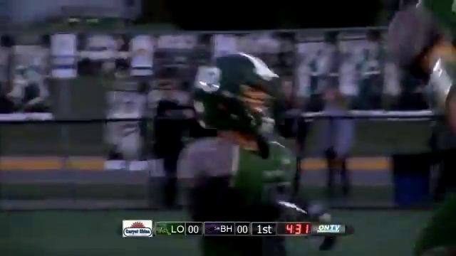 Lake Orion #28 La'juan Broner 15 yard TD catch смотреть онлайн