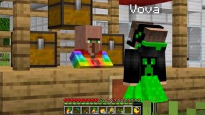 Пропавший Друг Вова СТАЛ ДЕВУШКОЙ в Майнкрафте 😂😍👧 ! Вова и Витя ТРОЛЛИНГ