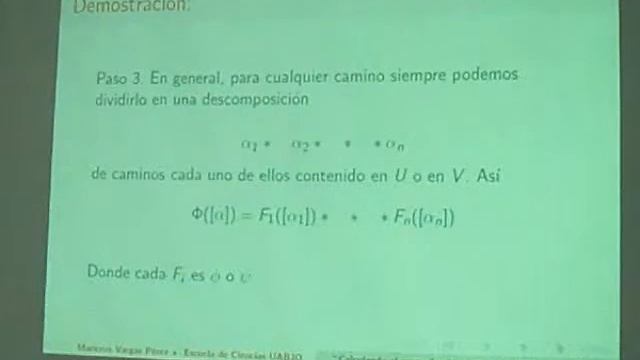 Calculando El Grupo Fundamental Del Círculo Con El Teorema De Van Kampen