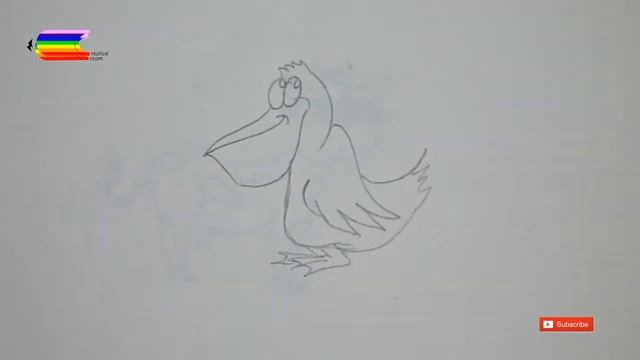 How to Draw a Cartoon Pelican смотреть онлайн