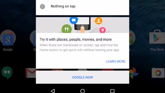 Вышло обновление функции Now on Tap для Android 6.0 смотреть онлайн